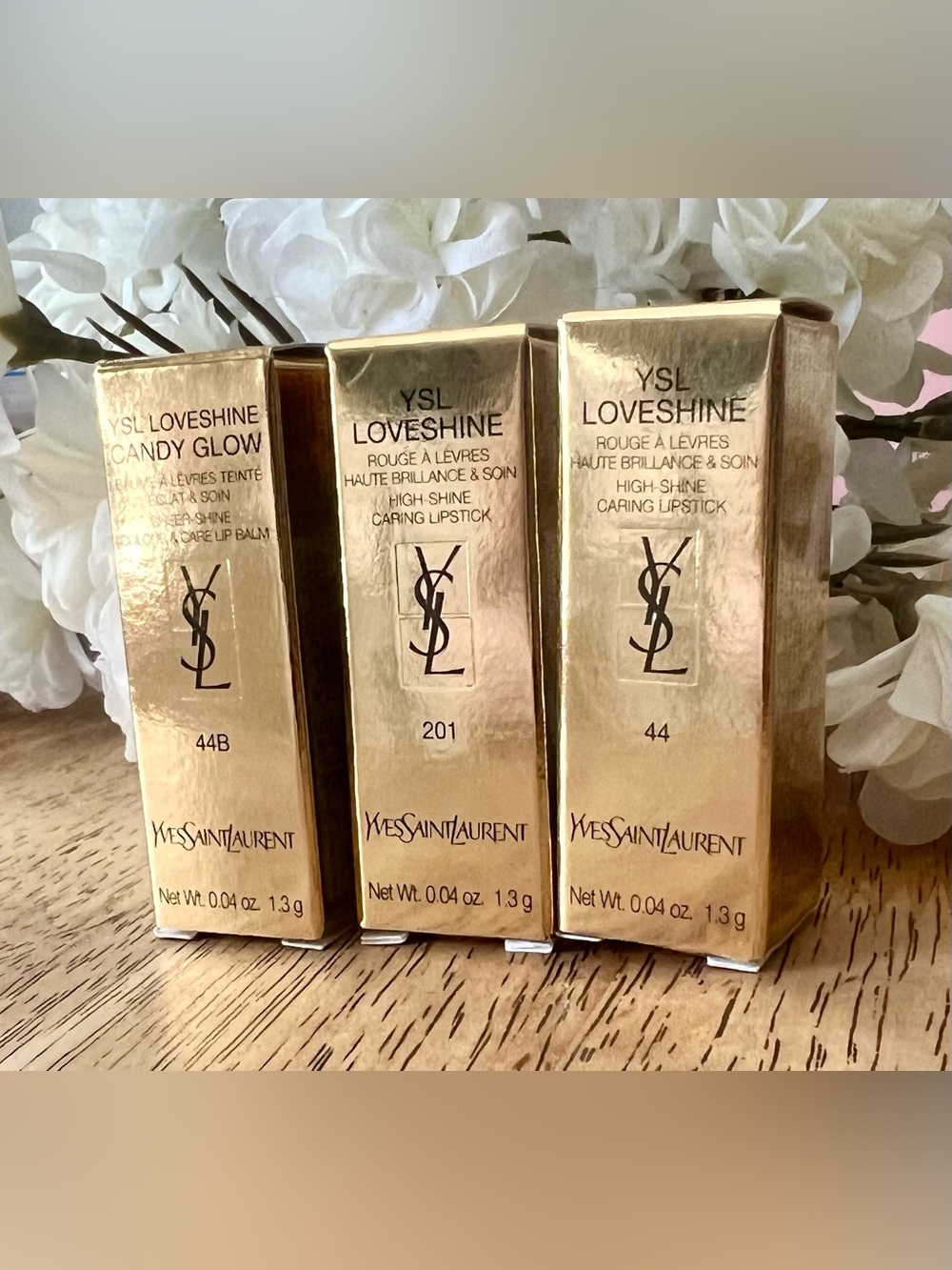 Yves Saint Laurent Loveshine High-Shine Caring Lipstick - set mini tester’s